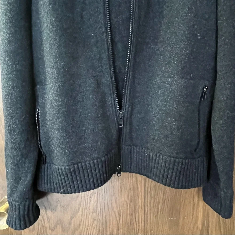 J. Crew men's full-zip sweater cardigan jacket crafted from 100% lamb's wool